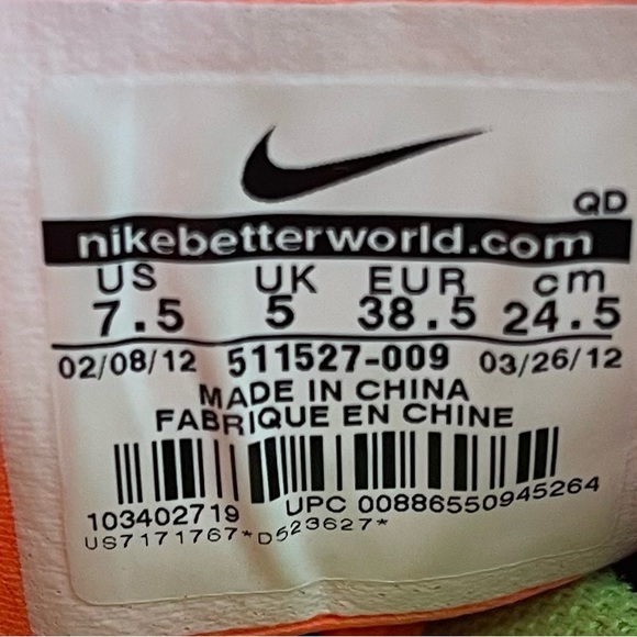 Nike Free 4.0 V2 Running Shoes Women’s Size 7.5 - Picture 9 of 9